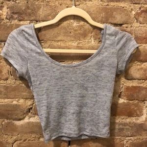 L.A. Hearts Grey Crop Top
